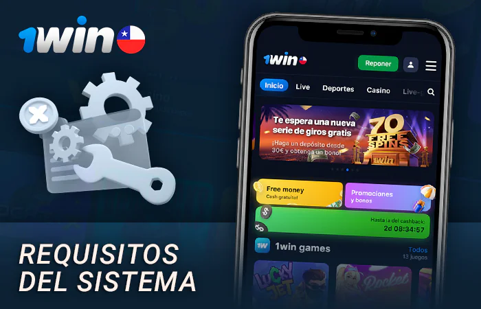 Requisitos de la aplicación 1Win para iPhone