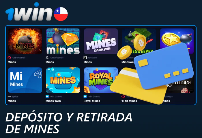 Ingresar y retirar dinero para Mines en el sitio web de 1win